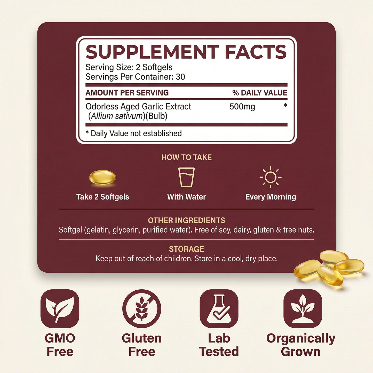 Support Healthy Blood Pressure Naturally with Vascora™ Aged Garlic Extract