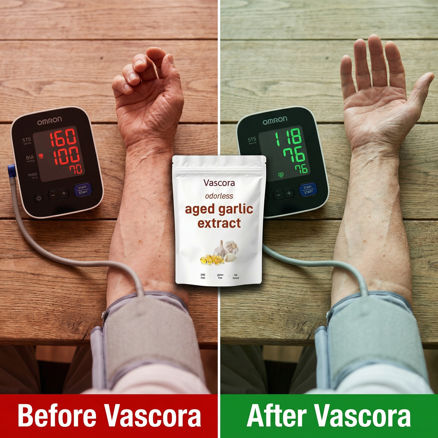 Support Healthy Blood Pressure Naturally with Vascora™ Aged Garlic Extract