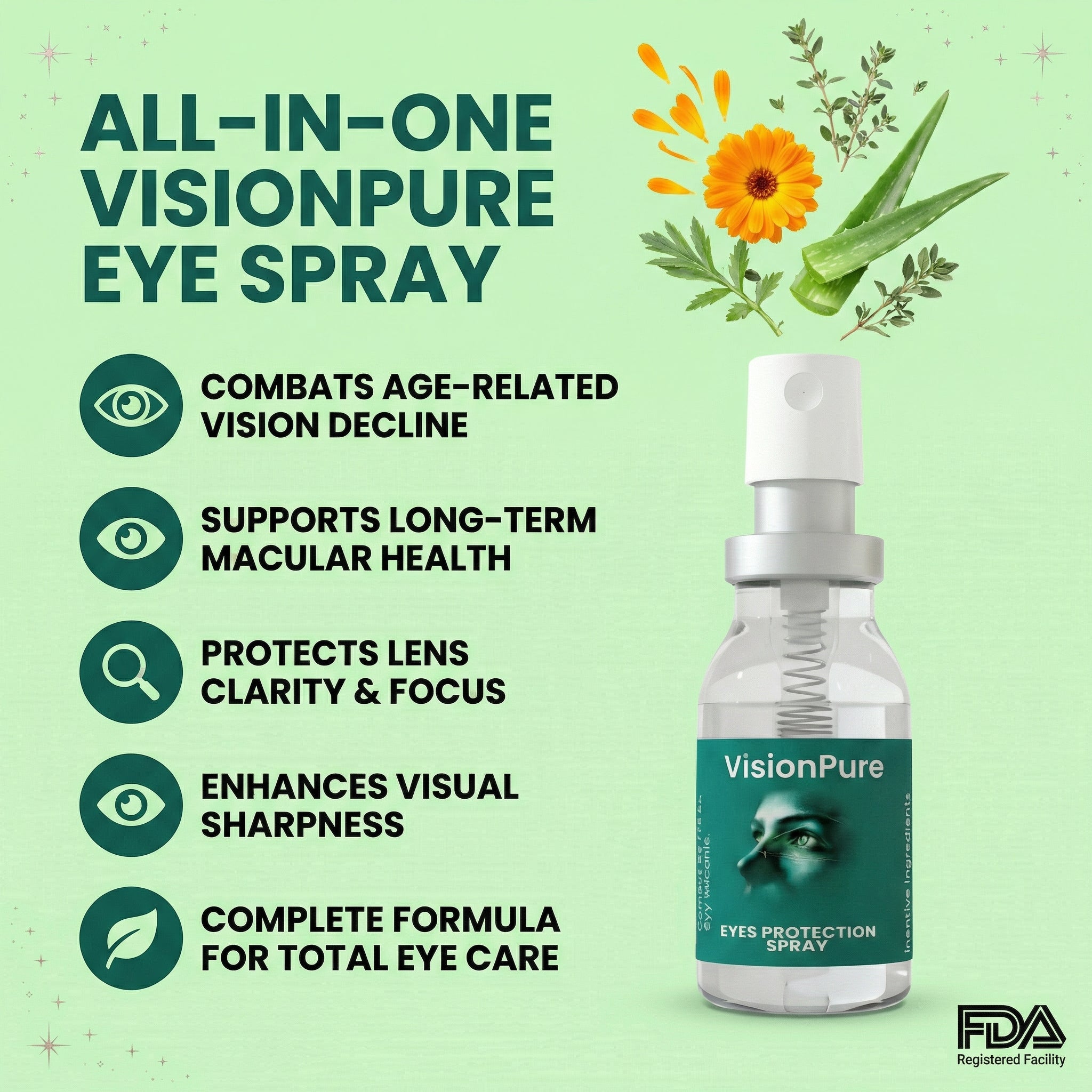 Purevision Spray VisionPure Lutein Eye Spray